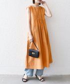 【シップス フォー ウィメン/SHIPS】のSHIPS any 手洗い可能 ロープ デザイン ピンタック フレンチスリーブ ワンピース 人気、トレンドファッション・服の通販 founy(ファニー) ファッション Fashion レディースファッション WOMEN ワンピース Dress インド India 洗える Washable サンダル Sandals シンプル Simple スリーブ Sleeve ダウン Down デニム Denim フレンチ French フロント Front リゾート Resort リラックス Relax おすすめ Recommend 旅行 Travel 2025年 2025 2025春夏・S/S Ss,Spring/Summer,2025 thumbnail オレンジ|ID: prp329100004578325 ipo3291000000032430904
