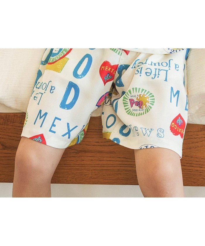 【エフオー オンラインストア/F.O.Online Store / KIDS】の【リンク】イージーケア リゾートパンツ 5分丈 インテリア・キッズ・メンズ・レディースファッション・服の通販 founy(ファニー) https://founy.com/ ファッション Fashion キッズファッション Fashion for Kids ボトムス Bottoms ハーフ Half, Half-Length リゾート Resort, Vacation Style ロンパース Romper, Jumpsuit 夏 Summer 旅行 Travel |ID: prp329100004578331 ipo3291000000033481794