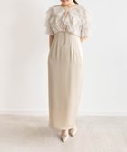 【ランダ/RANDA】のチュールフリルボレロセットワンピース BEIGE|ID: prp329100004578342 ipo3291000000033583476