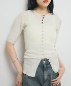 【ケービーエフ/KBF / URBAN RESEARCH】のフロントボタンレイヤードニット IVORY|ID: prp329100004578360 ipo3291000000032755226