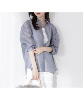 【プロポーション ボディドレッシング/PROPORTION BODY DRESSING】のシアーシャツ 人気、トレンドファッション・服の通販 founy(ファニー) ファッション Fashion レディースファッション WOMEN トップス・カットソー Tops/Tshirt シャツ/ブラウス Shirts/Blouses おすすめ Recommend カーディガン Cardigan キャミソール Camisole キュプラ Cupra シアー Sheer タンク Tank チェック Check |ID:prp329100004578375
