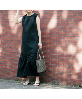【エヌ ナチュラルビューティーベーシック/N.Natural Beauty basic】のティアードカットワンピース 人気、トレンドファッション・服の通販 founy(ファニー) ファッション Fashion レディースファッション WOMEN ワンピース Dress おすすめ Recommend カットソー Cut And Sew カーディガン Cardigan ノースリーブ No Sleeve バランス Balance |ID:prp329100004578377