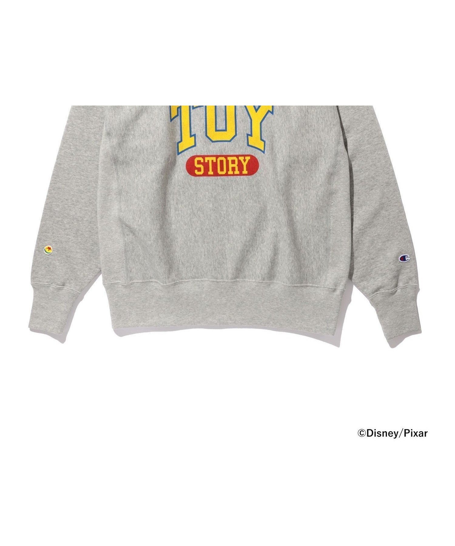 【ビームス/BEAMS / MEN】の【別注】Champion / TOY STORY CREW SWEATSHIRT インテリア・キッズ・メンズ・レディースファッション・服の通販 founy(ファニー) 　ファッション　Fashion　メンズファッション　MEN　トップス・カットソー　Tops/Tshirt/Men　パーカ　Sweats　シャツ　Shirts　スペシャル　Special　フロント　Front　モチーフ　Motif　別注　Special Order　O.GRAY|ID: prp329100004578468 ipo3291000000032432355