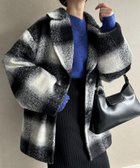 【ジュノア/JUNOAH】のシャギーコクーンショートコート 人気、トレンドファッション・服の通販 founy(ファニー) ファッション Fashion レディースファッション WOMEN アウター Coat Outerwear コート Coats thumbnail ブラック|ID: prp329100004578481 ipo3291000000032432479
