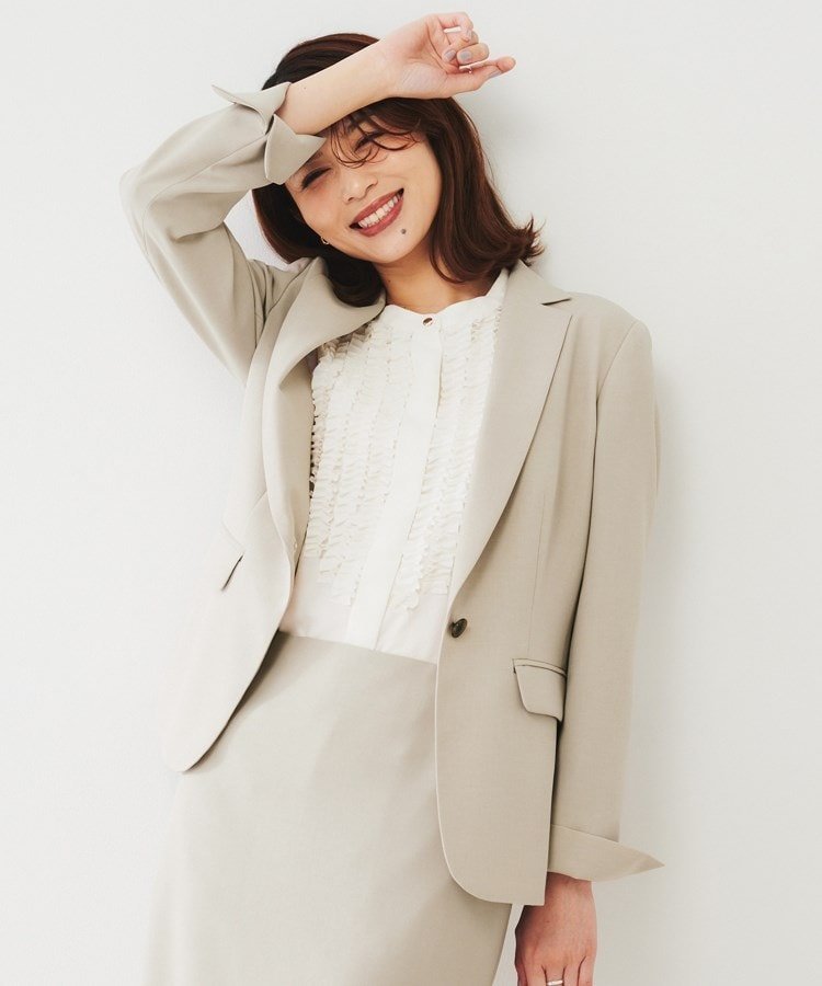 【アンタイトル/UNTITLED】の【通勤スーツ】ライトウェイト テーラードジャケット インテリア・キッズ・メンズ・レディースファッション・服の通販 founy(ファニー) ファッション Fashion レディースファッション Fashion for Women アウター Coat / Outerwear Collection レディースジャケット・軽アウター Jackets テーラードジャケット / 通勤・きれいめスタイル Tailored Jackets & Blazers スーツ Business Suits & Workwear スーツジャケット・オフィスブレザー Suit Jackets / Blazers ウォーター Water シェイプ Shape, Slim Fit ジャケット Jacket, Outerwear ストレッチ Stretch, Stretchy Fabric スマート Smart, Elegant スーツ Suit, Formalwear セットアップ Set-Up, Coordinated Outfit タイトスカート Pencil Skirt, Tight Skirt 定番 Standard, Basic Item ポケット Pocket, Pocket Detail ミックス Mix, Mixed Style リラックス Relax, Relaxed Fit A/W・秋冬 Autumn/Winter ビジネス 仕事 通勤 Business / Work / Commuting ピンクベージュ|ID: prp329100004578504 ipo3291000000034427538