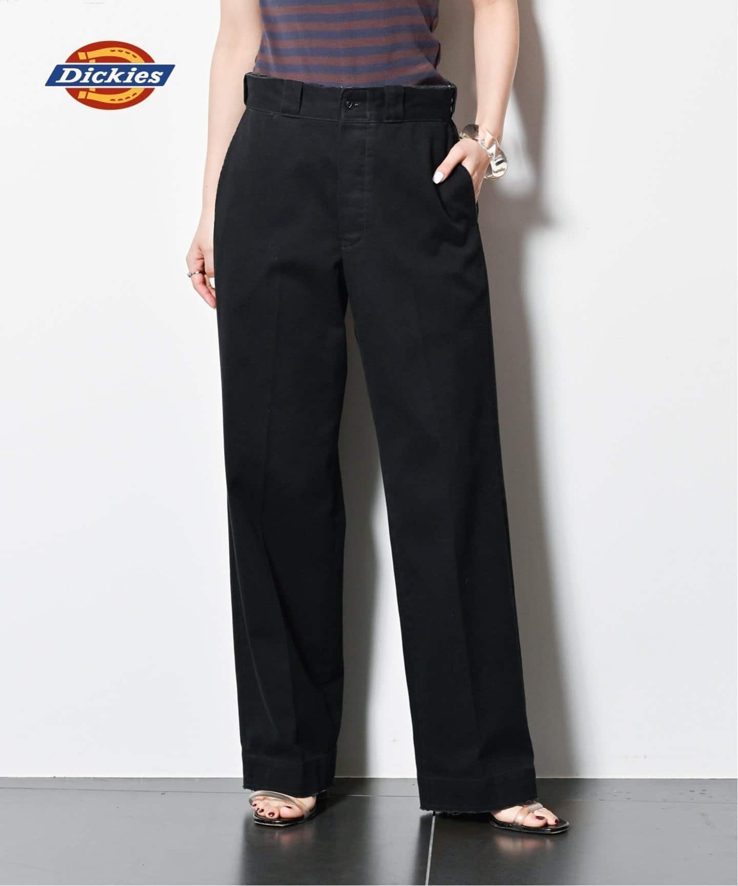 【シティーショップ/CITYSHOP】の《追加2》DICKIES 別注 グラインダーパンツ インテリア・キッズ・メンズ・レディースファッション・服の通販 founy(ファニー) 　ファッション　Fashion　レディースファッション　Fashion for Women　パンツ　Pants & Trousers　別注　Limited Edition, Custom Order　ブラック|ID: prp329100004578506 ipo3291000000032767257