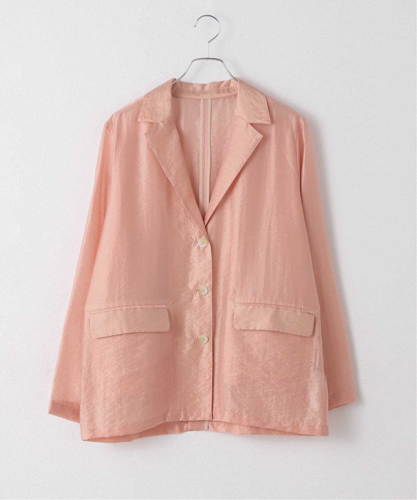 【ジャーナルスタンダード/JOURNAL STANDARD】のシアークロスライトジャケット インテリア・キッズ・メンズ・レディースファッション・服の通販 founy(ファニー) 　ファッション　Fashion　レディースファッション　Ladies' Fashion Online　アウター　Coat Outerwear　ジャケット　Jackets　2025年　2025　2025春夏・S/S　Ss,Spring/Summer,2025　ジャケット　Jacket　バランス　Balance　エレガント 上品　Elegant　夏　Summer　春　Spring　S/S・春夏　Ss・Spring/Summer　ピンク|ID: prp329100004578509 ipo3291000000032432828
