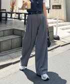 【その他のブランド/Other】の【吸水速乾/接触冷感/ウォッシャブル/防シワ加工】接触冷感タックスラックスパンツ グレー|ID: prp329100004578510 ipo3291000000032692878