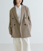 【アーバンリサーチ/URBAN RESEARCH】の『2サイズ展開』ダブルオーバーテーラードジャケット BEIGE|ID: prp329100004578609 ipo3291000000032692435