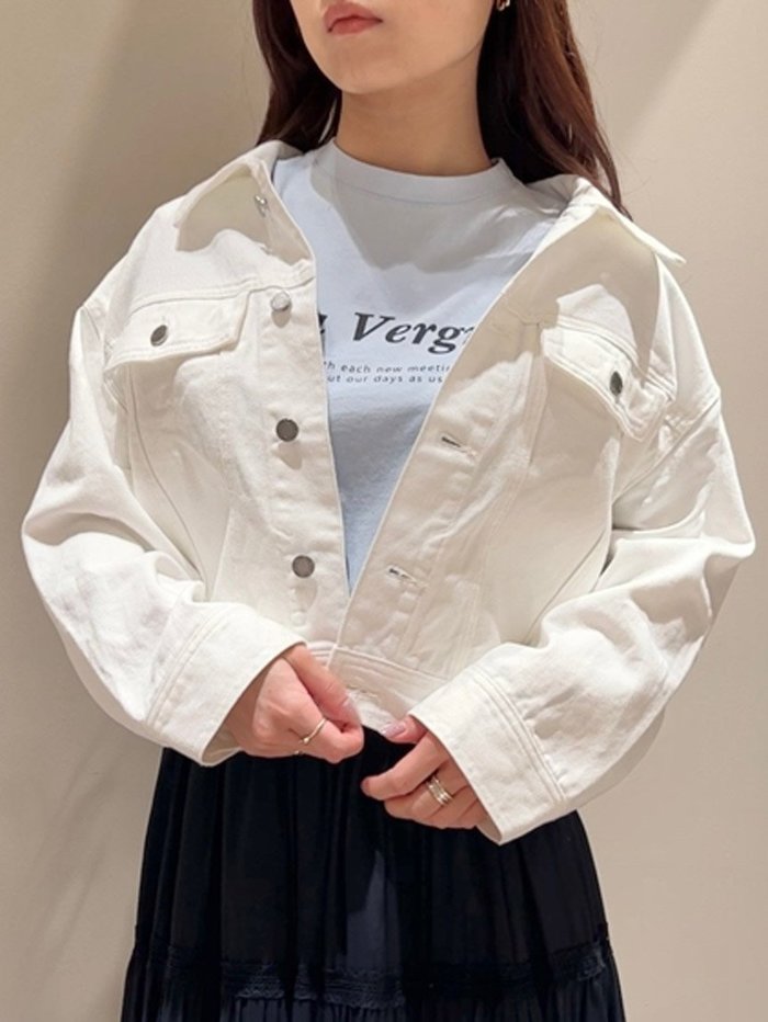 【スナイデル/SNIDEL】のタックGジャン インテリア・キッズ・メンズ・レディースファッション・服の通販 founy(ファニー) https://founy.com/ ファッション Fashion レディースファッション Ladies' Fashion Online アウター Coat Outerwear ウェーブ Wave オーガニック Organic 春 Spring ショルダー Shoulder スタンダード Standard ストレート Straight デニム Denim ドロップ Drop ポケット Pocket おすすめ Recommend |ID: prp329100004578618 ipo3291000000032647227