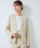 【ジャイロ/JAYRO】の【360度ストレッチ】セットアップ対応ノーカラージャケット 人気、トレンドファッション・服の通販 founy(ファニー) ファッション Fashion レディースファッション Fashion for Women アウター Coat / Outerwear Collection レディースジャケット・軽アウター Jackets ノーカラージャケット / シンプル上品コーデ Collarless Jackets ジャケット Jacket, Outerwear ストレッチ Stretch, Stretchy Fabric スリット Slit, Slit Detail セットアップ Set-Up, Coordinated Outfit タイトスカート Pencil Skirt, Tight Skirt フォーマル Formal, Dressy フロント Front, Front Design ボトム Bottoms, Lower Wear ポケット Pocket, Pocket Detail おすすめ Recommended / Our Picks エレガント 上品 Elegant ビジネス 仕事 通勤 Business / Work / Commuting thumbnail ベージュ(27)|ID: prp329100004578634 ipo3291000000033567459