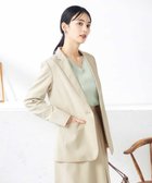 【アー ヴェー ヴェー/a.v.v】の【洗える/ストレッチ/UVカット】麻調ストレッチテーラードジャケット 人気、トレンドファッション・服の通販 founy(ファニー) ファッション Fashion レディースファッション Fashion for Women アウター Coat / Outerwear Collection レディースジャケット・軽アウター Jackets テーラードジャケット / 通勤・きれいめスタイル Tailored Jackets & Blazers 春 Spring 洗える Machine Washable クロップド Cropped, Short Length ジャケット Jacket, Outerwear ストレッチ Stretch, Stretchy Fabric ストレート Straight, Straight Cut スリット Slit, Slit Detail セットアップ Set-Up, Coordinated Outfit タイトスカート Pencil Skirt, Tight Skirt 定番 Standard, Basic Item パターン Pattern, Design Print フォーマル Formal, Dressy フレア Flare, Flared ベーシック Basic, Essential ボトム Bottoms, Lower Wear ポケット Pocket, Pocket Detail ワイド Wide, Wide Fit S/S・春夏 SS, Spring/Summer, Warm Season 再入荷 Restock / Back in Stock おすすめ Recommended / Our Picks 夏 Summer ビジネス 仕事 通勤 Business / Work / Commuting thumbnail ベージュ|ID: prp329100004578639 ipo3291000000033200336