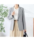 【アー ヴェー ヴェー/a.v.v】の【洗える/ストレッチ/UVカット】麻調ストレッチテーラードジャケット 人気、トレンドファッション・服の通販 founy(ファニー) ファッション Fashion レディースファッション Fashion for Women アウター Coat / Outerwear Collection レディースジャケット・軽アウター Jackets テーラードジャケット / 通勤・きれいめスタイル Tailored Jackets & Blazers 春 Spring 洗える Machine Washable クロップド Cropped, Short Length ジャケット Jacket, Outerwear ストレッチ Stretch, Stretchy Fabric ストレート Straight, Straight Cut スリット Slit, Slit Detail セットアップ Set-Up, Coordinated Outfit タイトスカート Pencil Skirt, Tight Skirt 定番 Standard, Basic Item パターン Pattern, Design Print フォーマル Formal, Dressy フレア Flare, Flared ベーシック Basic, Essential ボトム Bottoms, Lower Wear ポケット Pocket, Pocket Detail ワイド Wide, Wide Fit S/S・春夏 SS, Spring/Summer, Warm Season 再入荷 Restock / Back in Stock おすすめ Recommended / Our Picks 夏 Summer ビジネス 仕事 通勤 Business / Work / Commuting thumbnail グレー|ID: prp329100004578639 ipo3291000000033200337