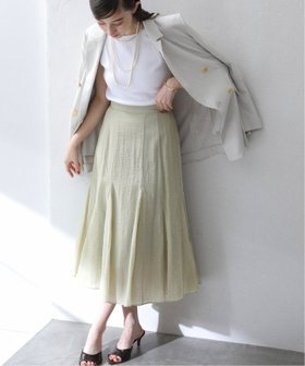 【ラ トータリテ/La TOTALITE】の【洗える】シアーフレアスカート 人気、トレンドファッション・服の通販 founy(ファニー) ファッション Fashion レディースファッション Fashion for Women スカート Skirts Aライン・フレアスカート A-Line & Flared Skirts 2025年 2025 2025春夏・S/S Spring/Summer 2025 SS25 エアリー Airy Texture コンパクト Compact, Small Size シアー Sheer, See-Through フレア Flare, Flared エレガント 上品 Elegant 夏 Summer 春 Spring S/S・春夏 SS, Spring/Summer, Warm Season 洗える Machine Washable |ID:prp329100004578664