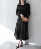 【ラ トータリテ/La TOTALITE】の【洗える】シアーフレアスカート 人気、トレンドファッション・服の通販 founy(ファニー) ファッション Fashion レディースファッション Fashion for Women スカート Skirts Aライン・フレアスカート A-Line & Flared Skirts 2025年 2025 2025春夏・S/S Spring/Summer 2025 SS25 エアリー Airy Texture コンパクト Compact, Small Size シアー Sheer, See-Through フレア Flare, Flared エレガント 上品 Elegant 夏 Summer 春 Spring S/S・春夏 SS, Spring/Summer, Warm Season 洗える Machine Washable thumbnail ブラック|ID: prp329100004578664 ipo3291000000032723207
