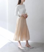 【ラ トータリテ/La TOTALITE】の【洗える】シアーフレアスカート 人気、トレンドファッション・服の通販 founy(ファニー) ファッション Fashion レディースファッション Fashion for Women スカート Skirts Aライン・フレアスカート A-Line & Flared Skirts 2025年 2025 2025春夏・S/S Spring/Summer 2025 SS25 エアリー Airy Texture コンパクト Compact, Small Size シアー Sheer, See-Through フレア Flare, Flared エレガント 上品 Elegant 夏 Summer 春 Spring S/S・春夏 SS, Spring/Summer, Warm Season 洗える Machine Washable thumbnail ベージュ|ID: prp329100004578664 ipo3291000000032723210
