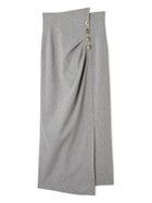 【フレイ アイディー/FRAY I.D】のタックドレープスリットストレートスカート/ウォッシャブル 人気、トレンドファッション・服の通販 founy(ファニー) ファッション Fashion レディースファッション Ladies' Fashion Online スカート Skirt おすすめ Recommend アシンメトリー Asymmetry ウォッシャブル Washable エレガント 上品 Elegant コンパクト Compact スタイリッシュ Stylish ストレッチ Stretch ストレート Straight ドレープ Drape フェミニン Feminine 夏 Summer ビジネス 仕事 通勤 Business thumbnail GRY[006]|ID: prp329100004578670 ipo3291000000032646411
