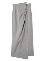 【フレイ アイディー/FRAY I.D】のタックドレープスリットストレートスカート/ウォッシャブル 人気、トレンドファッション・服の通販 founy(ファニー) ファッション Fashion レディースファッション Fashion for Women スカート Skirts おすすめ Recommended / Our Picks アシンメトリー Asymmetrical Style ウォッシャブル Machine Washable エレガント 上品 Elegant コンパクト Compact, Small Size スタイリッシュ Stylish, Fashionable ストレッチ Stretch, Stretchy Fabric ストレート Straight, Straight Cut ドレープ Drape, Draping Fabric フェミニン Feminine, Girly 夏 Summer ビジネス 仕事 通勤 Business / Work / Commuting |ID:prp329100004578670