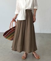 【ドゥ アルシーヴ/Doux archives】の割繊ギャザーフレアスカート 人気、トレンドファッション・服の通販 founy(ファニー) ファッション Fashion レディースファッション WOMEN スカート Skirt Aライン/フレアスカート Flared A-Line Skirts なめらか Smooth ギャザー Gather エレガント 上品 Elegant 夏 Summer |ID:prp329100004578679