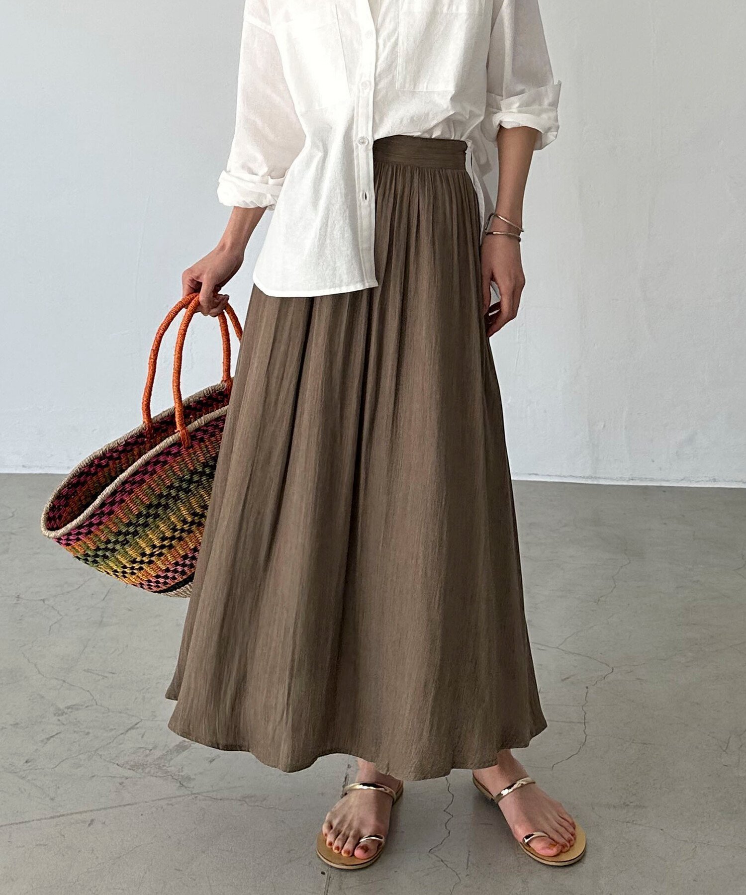 【ドゥ アルシーヴ/Doux archives】の割繊ギャザーフレアスカート 人気、トレンドファッション・服の通販 founy(ファニー) 　ファッション　Fashion　レディースファッション　Ladies' Fashion Online　スカート　Skirt　Aライン/フレアスカート　Flared A-Line Skirts　なめらか　Smooth　ギャザー　Gather　エレガント 上品　Elegant　夏　Summer　 other-1|ID: prp329100004578679 ipo3291000000032623084