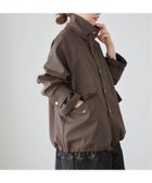 【イエナ/IENA】の《一部カラーWEB限定》ボンディングフーデッドブルゾン ブラウン|ID:prp329100004579339