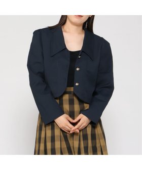 【ドゥーラドゥーラ/Doula Doula】のDoula Doula/ゴールド釦ショートジャケット 人気、トレンドファッション・服の通販 founy(ファニー) ファッション Fashion レディースファッション Ladies' Fashion Online アウター Coat Outerwear ジャケット Jackets アクセサリー Accessories インナー Inner エレガント 上品 Elegant クラシカル Classical ショート Short シンプル Simple ジャケット Jacket スタイリッシュ Stylish スラックス Slacks タイトスカート Tight Skirt タートルネック Turtleneck デニム Denim バランス Balance フェミニン Feminine フロント Front ラウンド Round リブニット Rib Knit ワイド Wide ワンポイント One Point |ID:prp329100004579354