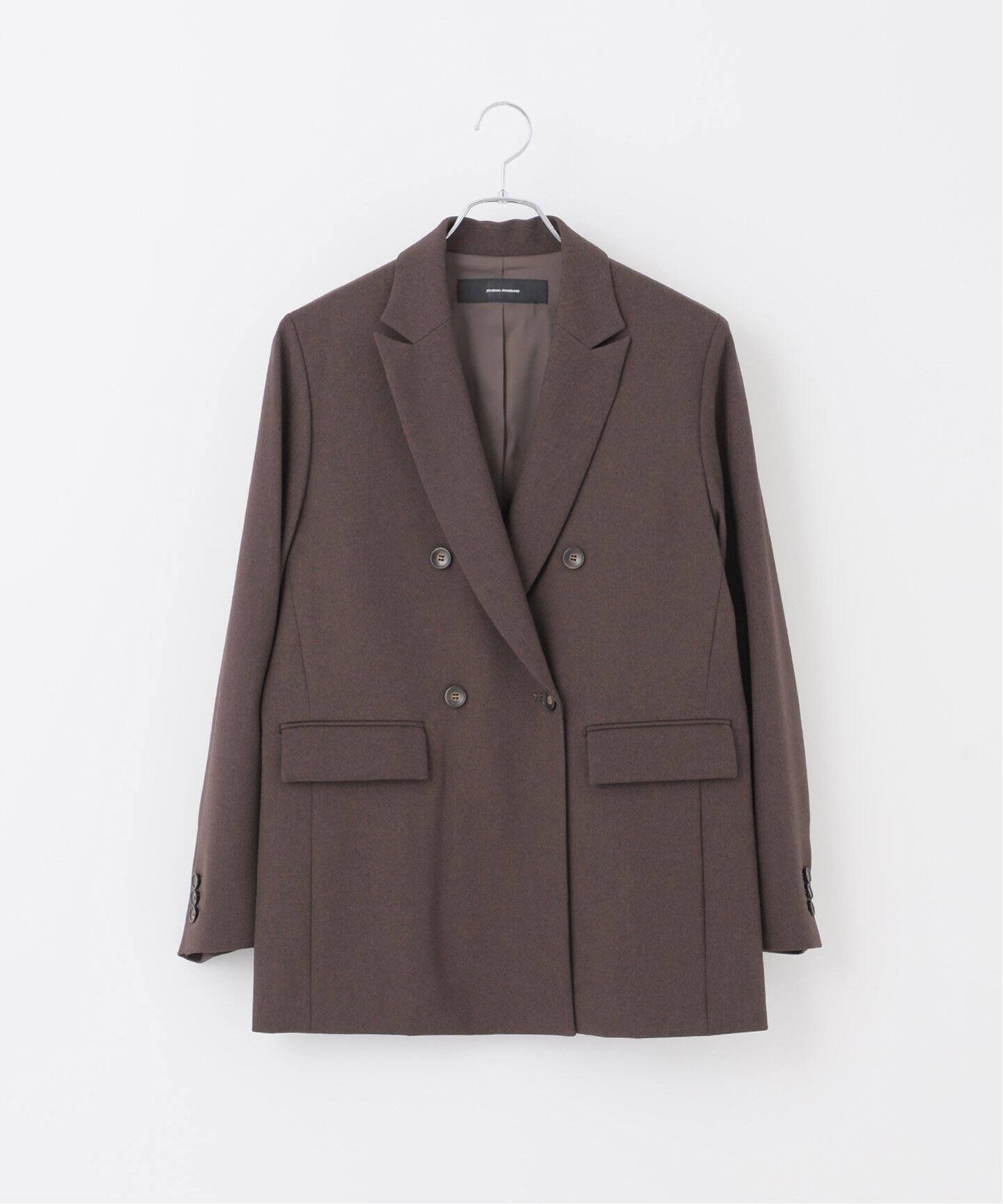 【ジャーナルスタンダード/JOURNAL STANDARD】の《追加 》ウールライクストレッチジャケット インテリア・キッズ・メンズ・レディースファッション・服の通販 founy(ファニー) 　ファッション　Fashion　レディースファッション　Ladies' Fashion Online　アウター　Coat Outerwear　ジャケット　Jackets　2025年　2025　2025-2026秋冬・A/W　Aw/Autumn/Winter/Fw/Fall/2025-2026　ブラウン|ID: prp329100004579361 ipo3291000000032441320