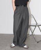 【その他のブランド/Other】の2タック セミ ワイド ロング パンツ チャコールグレー|ID: prp329100004579366 ipo3291000000032722508