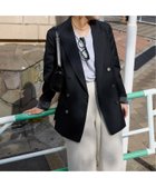 【ジャーナルスタンダード/JOURNAL STANDARD】の《追加 》ダブルブレステッドジャケット ブラック|ID: prp329100004579375 ipo3291000000032441418