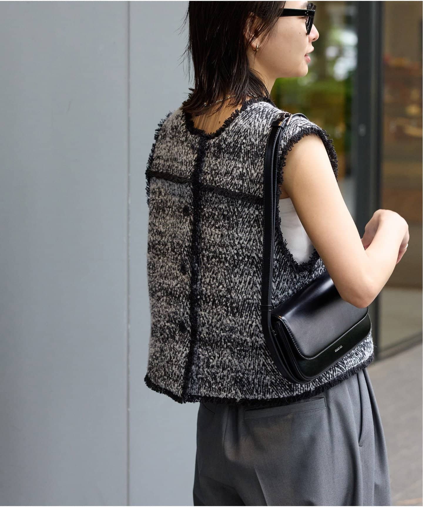 【ジャーナルスタンダード/JOURNAL STANDARD】のヘリンボンツイードベスト 人気、トレンドファッション・服の通販 founy(ファニー) 　ファッション　Fashion　レディースファッション　Ladies' Fashion Online　アウター　Coat Outerwear　トップス・カットソー　Tops/Tshirt　ベスト/ジレ　Gilets/Vests　2025年　2025　2025-2026秋冬・A/W　Aw/Autumn/Winter/Fw/Fall/2025-2026　コンパクト　Compact　ツイード　Tweed　ベスト　Vest　夏　Summer　秋　Autumn/Fall　 other-1|ID: prp329100004579386 ipo3291000000032441513