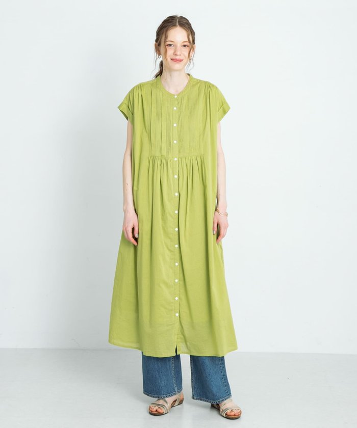 【サニーレーベル/Sonny Label / URBAN RESEARCH】のエアリーコットンピンタックワンピース インテリア・キッズ・メンズ・レディースファッション・服の通販 founy(ファニー) https://founy.com/ ファッション Fashion レディースファッション Ladies' Fashion Online ワンピース Dress 2025年 2025 2025春夏・S/S Ss,Spring/Summer,2025 おすすめ Recommend インド India エアリー Airy ギャザー Gather デニム Denim フロント Front ヨーク Yoke 夏 Summer S/S・春夏 Ss・Spring/Summer |ID: prp329100004579408 ipo3291000000032620450