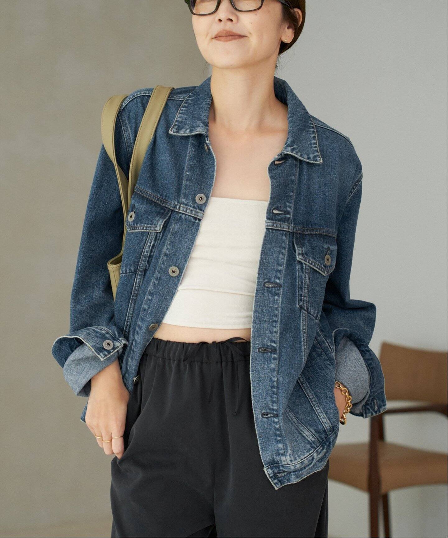 【プラージュ/Plage】の《追加 》デニムジャケット 人気、トレンドファッション・服の通販 founy(ファニー) 　ファッション　Fashion　レディースファッション　Ladies' Fashion Online　アウター　Coat Outerwear　ジャケット　Jackets　デニムジャケット　Denim Jackets　おすすめ　Recommend　ジャケット　Jacket　デニム　Denim　ベーシック　Basic　春　Spring　 other-1|ID: prp329100004579417 ipo3291000000032441739