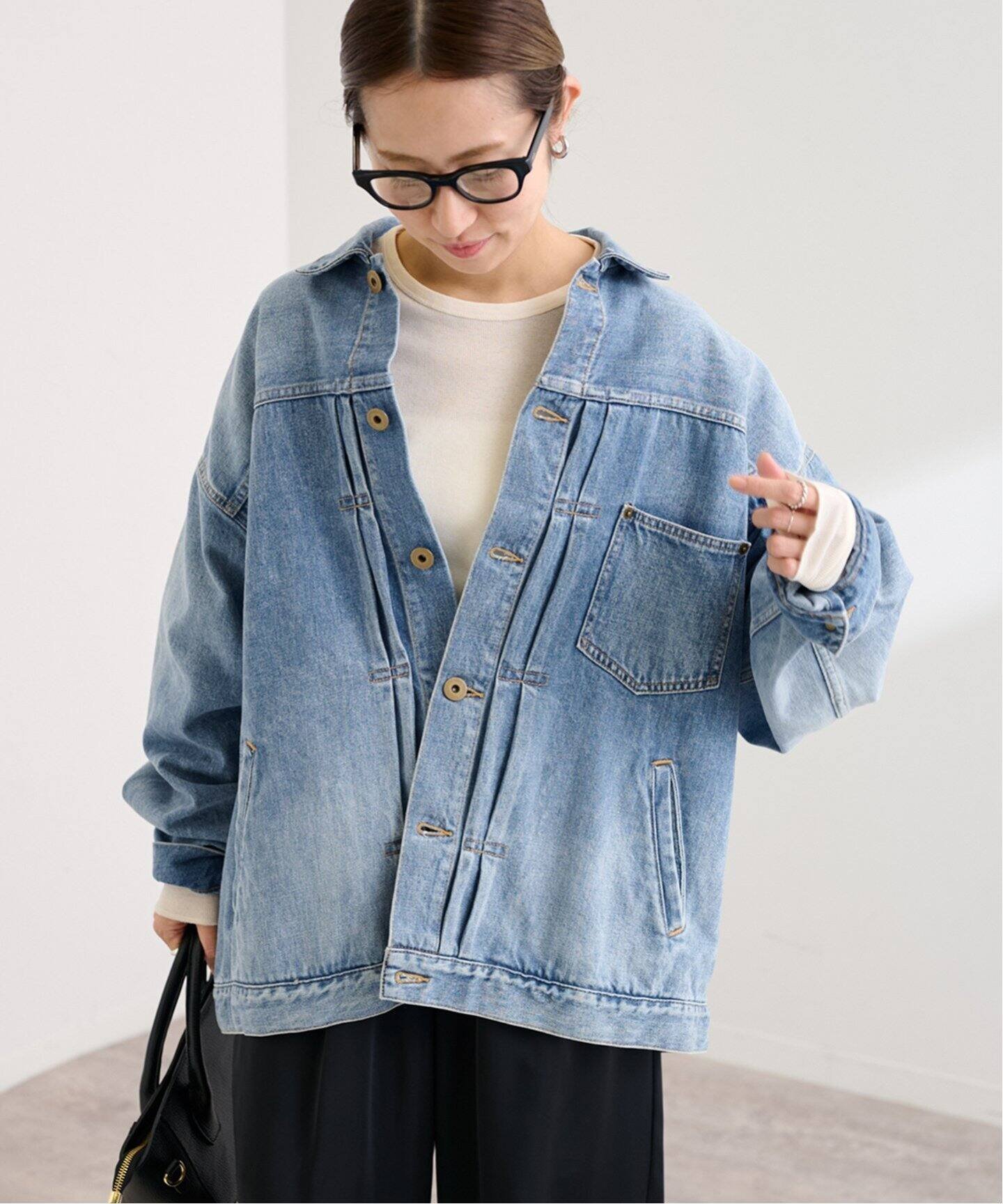 【フレームワーク/FRAMeWORK】の≪追加 ≫エクストララージデニムジャケット 人気、トレンドファッション・服の通販 founy(ファニー) 　ファッション　Fashion　レディースファッション　Ladies' Fashion Online　アウター　Coat Outerwear　ジャケット　Jackets　デニムジャケット　Denim Jackets　おすすめ　Recommend　ジャケット　Jacket　スタイリッシュ　Stylish　デニム　Denim　バランス　Balance　ワイド　Wide　ヴィンテージ　Vintage　再入荷　Restock/Back In Stock/Re Arrival　 other-1|ID: prp329100004579430 ipo3291000000032551452