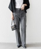 【シップス フォー ウィメン/SHIPS】のSHIPS any センタープレス デニム パンツ SHIPS any DENIM 人気、トレンドファッション・服の通販 founy(ファニー) ファッション Fashion レディースファッション WOMEN パンツ Pants 洗える Washable センター Center デニム Denim トレンド Trend 定番 Standard バランス Balance thumbnail ブラック|ID: prp329100004579435 ipo3291000000032441915