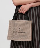 【ユナイテッドアローズ/UNITED ARROWS】のロゴ メッシュ トートバッグ S BEIGE|ID:prp329100004579451