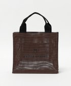 【ユナイテッドアローズ/UNITED ARROWS】のロゴ メッシュ トートバッグ S DK.BROWN|ID:prp329100004579451