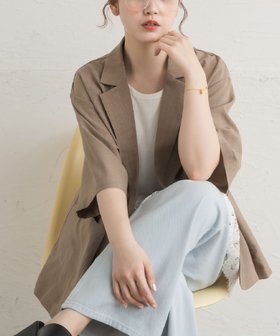 【レトロガール/RETRO GIRL】のテーラードシャツJK 人気、トレンドファッション・服の通販 founy(ファニー) ファッション Fashion レディースファッション Fashion for Women トップス・カットソー Cut & Sew Tops シャツ・ブラウス・オフィスカジュアル Elegant Blouses & Button-Ups おすすめ Recommended / Our Picks ジャケット Jacket, Outerwear スラックス Slacks, Dress Pants トレンド Trend, Trending Now プチプライス・低価格 Affordable / Budget Price ベーシック Basic, Essential 夏 Summer |ID:prp329100004579458