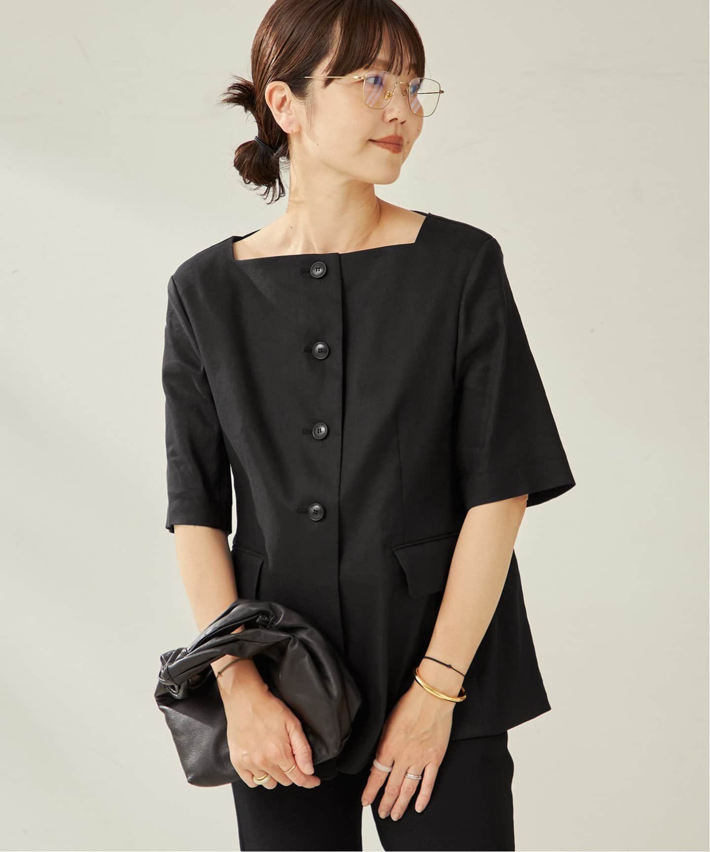 【プラージュ/Plage】のR IAM シェイプジャケット 人気、トレンドファッション・服の通販 founy(ファニー) 　ファッション　Fashion　レディースファッション　Ladies' Fashion Online　アウター　Coat Outerwear　ジャケット　Jackets　シェイプ　Shape　ジャケット　Jacket　ジュエリー　Jewelry　スクエア　Square　 other-1|ID: prp329100004579478 ipo3291000000032442212