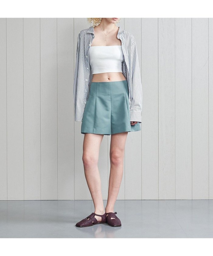 【その他のブランド/Other】のH グログランフレアショートパンツ インテリア・キッズ・メンズ・レディースファッション・服の通販 founy(ファニー) https://founy.com/ ファッション Fashion レディースファッション Fashion for Women パンツ Pants & Trousers ショートパンツ・ハーフパンツ High-Waisted & Relaxed Shorts おすすめ Recommended / Our Picks カットソー Cut and Sewn Top グログラン Grosgrain, Grosgrain Ribbon ショーツ Shorts, Short Pants ショート Short, Short Length フレア Flare, Flared 定番 Standard, Basic Item |ID: prp329100004579593 ipo3291000000032720191