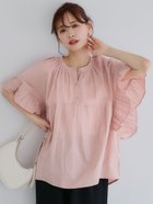 【コカ/COCA】のガーゼ袖フリルブラウス Dk.pink|ID: prp329100004579613 ipo3291000000032659566