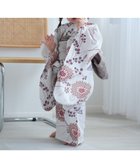 【ウタタネ/utatane / KIDS】のutatane 子供浴衣3点セット 女の子 煉瓦色の剣菊と萩 きなり系|ID: prp329100004579635 ipo3291000000032710117