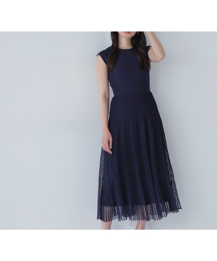 【ナチュラル ビューティー ベーシック/NATURAL BEAUTY BASIC】のシアーストライプニットワンピース インテリア・キッズ・メンズ・レディースファッション・服の通販 founy(ファニー) https://founy.com/ ファッション Fashion レディースファッション WOMEN ワンピース Dress ニットワンピース Knit Dresses おすすめ Recommend シアー Sheer シンプル Simple ノースリーブ No Sleeve 夏 Summer |ID: prp329100004579637 ipo3291000000032444032