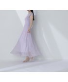 【ナチュラル ビューティー ベーシック/NATURAL BEAUTY BASIC】のシアーストライプニットワンピース パープル|ID: prp329100004579637 ipo3291000000032444036