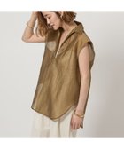 【ユナイテッドアローズ/UNITED ARROWS】のconte シアー スキッパー ノースリーブブラウス BEIGE|ID: prp329100004579664 ipo3291000000032691716