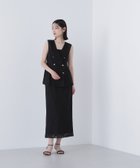 【ナチュラル ビューティー ベーシック/NATURAL BEAUTY BASIC】のメッシュレース SETUP ナロースカート ブラック|ID: prp329100004579694 ipo3291000000032445007