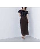 【ナチュラル ビューティー ベーシック/NATURAL BEAUTY BASIC】のメッシュレース SETUP ナロースカート ダークブラウン1|ID: prp329100004579694 ipo3291000000032445011