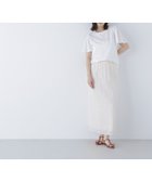【ナチュラル ビューティー ベーシック/NATURAL BEAUTY BASIC】のシアー刺繍ナロースカート オフホワイト1|ID: prp329100004579696 ipo3291000000032445046