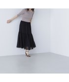 【ナチュラル ビューティー ベーシック/NATURAL BEAUTY BASIC】のアシメカラードッキングワンピース ベージュ×クロ2|ID: prp329100004579698 ipo3291000000032445057