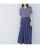 【ナチュラル ビューティー ベーシック/NATURAL BEAUTY BASIC】のカットアウトニットドッキングワンピース ブルー系2|ID: prp329100004579699 ipo3291000000032445072