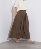 【エヌ ナチュラルビューティーベーシック/N.Natural Beauty basic】のボリュームフレアスカート カーキ|ID: prp329100004579701 ipo3291000000032711741